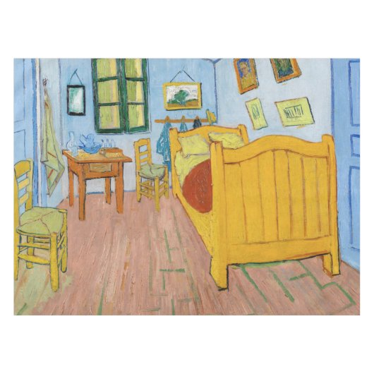 Vincent Van Gogh - Vincent's slaapkamer in Arles Tafelkleed (Voorkant (Horizontaal))