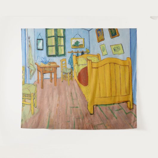 Vincent Van Gogh - Vincent's slaapkamer in Arles Wandkleed (Voorkant (horizontaal))