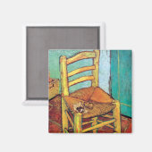 Vincent Van Gogh - Vincent's stoel met pijp Magneet (Voorkant / Achterkant)