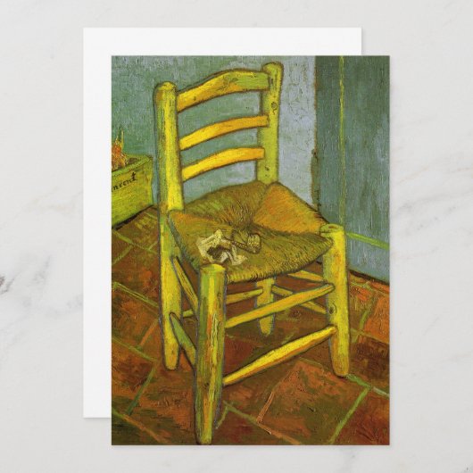 Vincent van Gogh - Vincent's stoel met zijn pijp (Voorkant / Achterkant)