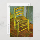 Vincent van Gogh - Vincent's stoel met zijn pijp Briefkaart (Voorkant / Achterkant)