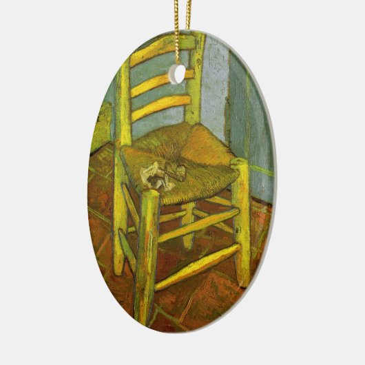 Vincent van Gogh - Vincent's stoel met zijn pijp Keramisch Ornament (Links)