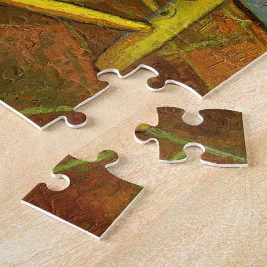 Vincent van Gogh - Vincent's stoel met zijn pijp Legpuzzel (Zijkant)