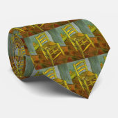 Vincent van Gogh - Vincent's stoel met zijn pijp Stropdas (Opgerold)