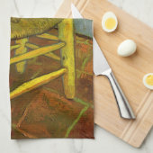 Vincent van Gogh - Vincent's stoel met zijn pijp Theedoek (Quarter Fold)