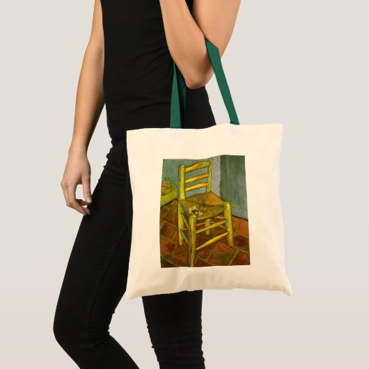 Vincent van Gogh - Vincent's stoel met zijn pijp Tote Bag (Voorkant (product))