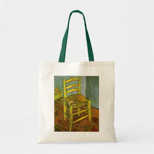 Vincent van Gogh - Vincent's stoel met zijn pijp Tote Bag (Voorkant)