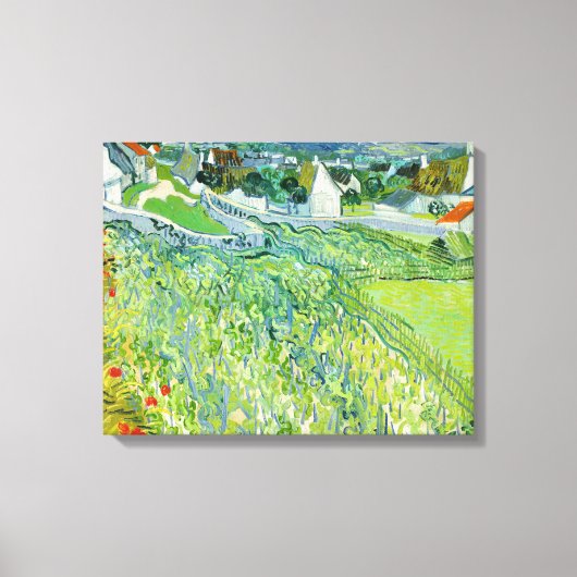 Vincent van Gogh - Vineyards bij Auvers Canvas Afdruk (Voorkant)