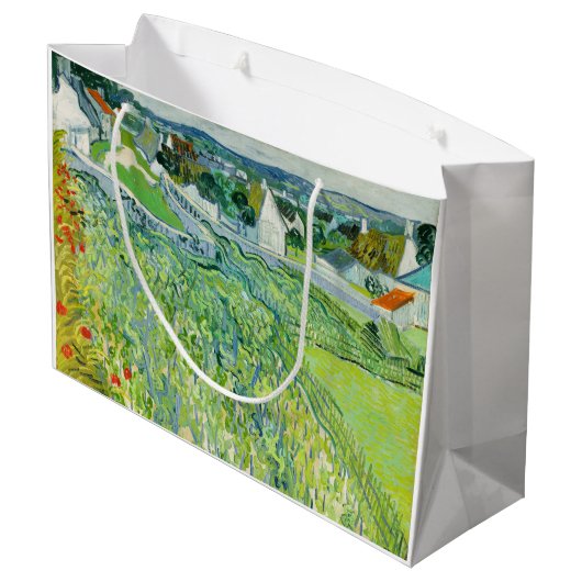Vincent van Gogh - Vineyards bij Auvers Groot Cadeauzakje (Achterkant Gekanteld)