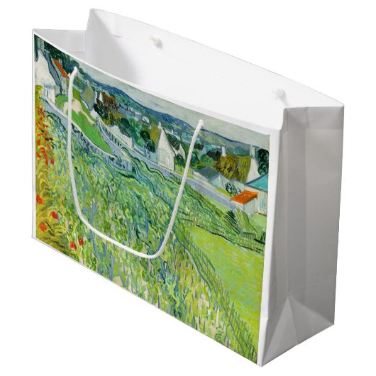 Vincent van Gogh - Vineyards bij Auvers Groot Cadeauzakje (Voorkant Gekanteld)