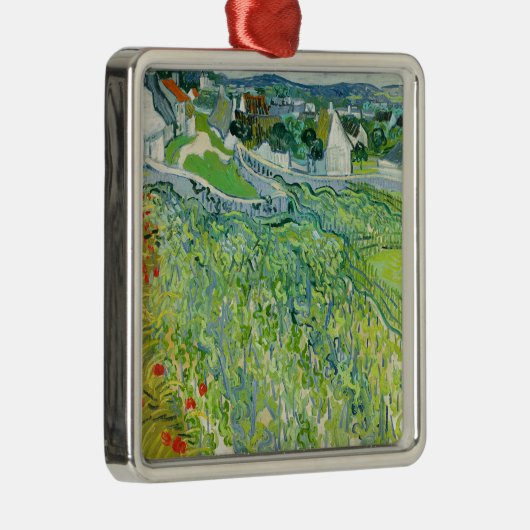Vincent van Gogh - Vineyards bij Auvers Metalen Ornament (Rechts)