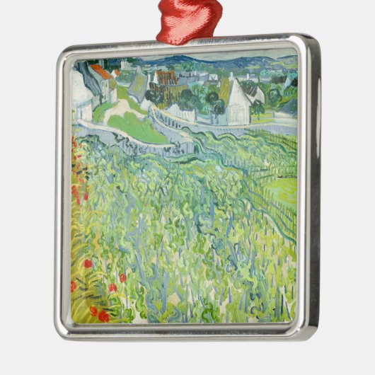 Vincent van Gogh - Vineyards bij Auvers Metalen Ornament (Links)