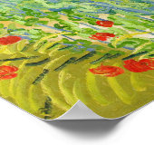 Vincent van Gogh - Vineyards bij Auvers Poster (Hoek)