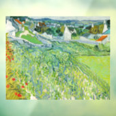 Vincent van Gogh - Vineyards bij Auvers Raamsticker (Vel 3)