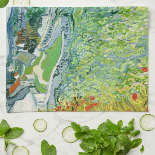 Vincent van Gogh - Vineyards bij Auvers Theedoek (Gevouwen)