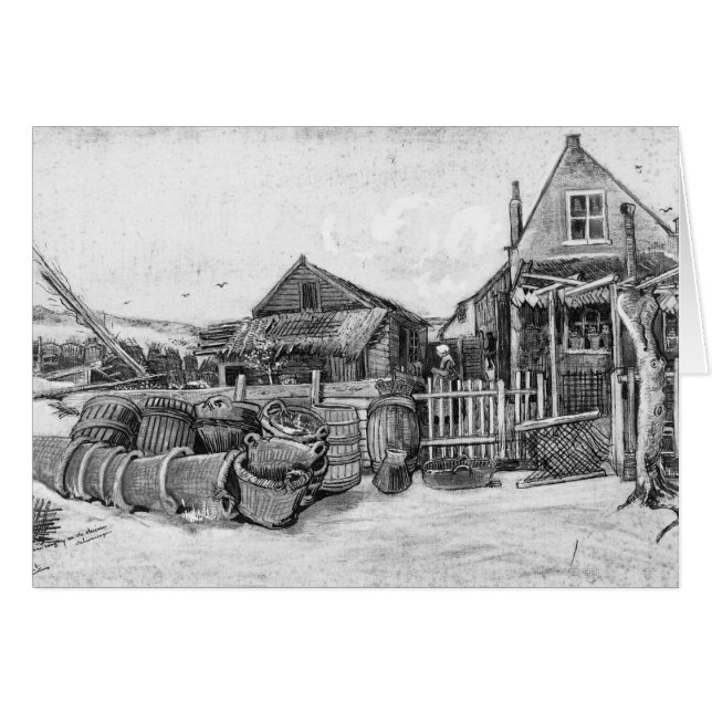Vincent van Gogh | Visdroogschuur, Scheveningen (Voorkant Horizontaal)