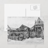 Vincent van Gogh | Visdroogschuur, Scheveningen Briefkaart (Voorkant / Achterkant)