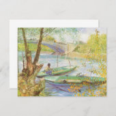 Vincent van Gogh Vissen in de lente, Pont de Clich (Voorkant / Achterkant)