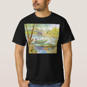 Vincent van Gogh Vissen in de lente, Pont de Clich T-shirt