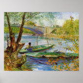 Vincent Van Gogh, Vissen in de Lente Poster (Voorkant)