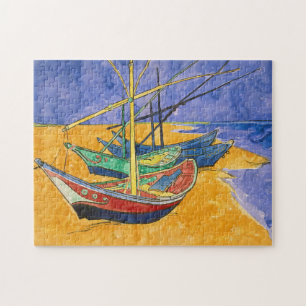 Vincent van Gogh - Vissersboten op het strand Legpuzzel