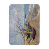 Vincent van Gogh - Vissersboten op het strand Magneet (Verticaal)