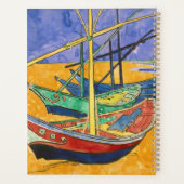 Vincent van Gogh - Vissersboten op het strand Planner (Achterkant)