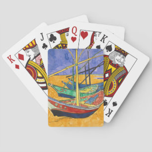 Vincent van Gogh - Vissersboten op het strand Pokerkaarten