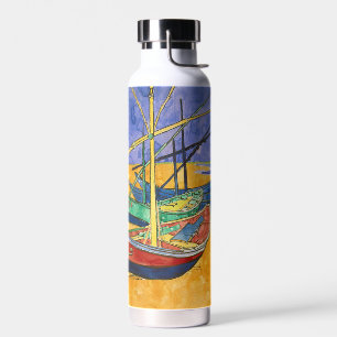 Vincent van Gogh - Vissersboten op het strand Waterfles