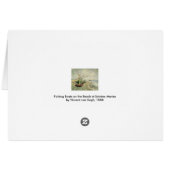 Vincent van Gogh - Vist Boats op het strand (Achterkant Horizontaal)