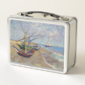 Vincent van Gogh - Vist Boats op het strand (Achterkant)