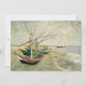 Vincent van Gogh - Vist Boats op het strand (Voorkant)