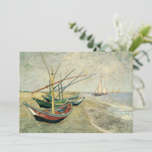 Vincent van Gogh - Vist Boats op het strand