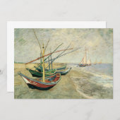 Vincent van Gogh - Vist Boats op het strand (Voorkant / Achterkant)