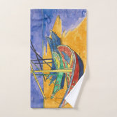 Vincent van Gogh - Vist Boats op het strand Bad Handdoek (Handdoek)