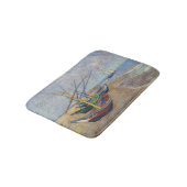 Vincent van Gogh - Vist Boats op het strand Badmat (Gekanteld)