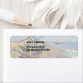 Vincent van Gogh - Vist Boats op het strand Etiket (Insitu)