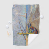 Vincent van Gogh - Vist Boats op het strand Golfhanddoek (Insitu)