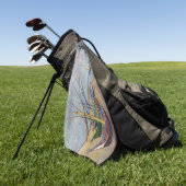 Vincent van Gogh - Vist Boats op het strand Golfhanddoek (Groen)