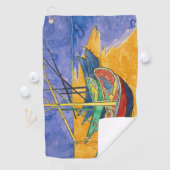 Vincent van Gogh - Vist Boats op het strand Golfhanddoek (Insitu)