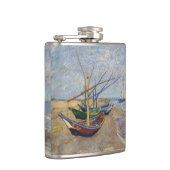 Vincent van Gogh - Vist Boats op het strand Heupfles (Rechts)