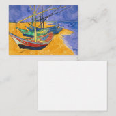 Vincent van Gogh - Vist Boats op het strand Notitiekaartje (Voorkant / Achterkant)