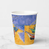 Vincent van Gogh - Vist Boats op het strand Papieren Bekers (Links)