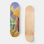Vincent van Gogh - Vist Boats op het strand Persoonlijk Skateboard (Voorkant)