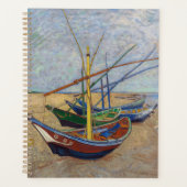Vincent van Gogh - Vist Boats op het strand Planner (Voorkant)