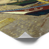 Vincent van Gogh - Vist Boats op het strand Poster (Hoek)
