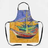 Vincent van Gogh - Vist Boats op het strand Schort (Voorkant)