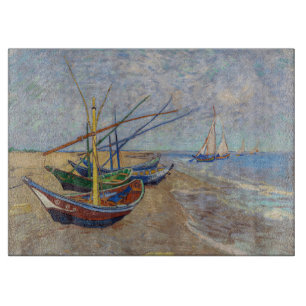 Vincent van Gogh - Vist Boats op het strand Snijplank