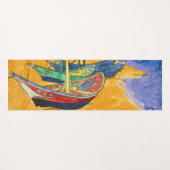 Vincent van Gogh - Vist Boats op het strand Yogamat (Voorkant (horizontaal))