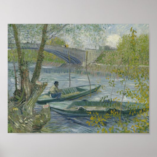 Vincent van Gogh - Vist in de lente, de Pont de Poster (Voorkant)